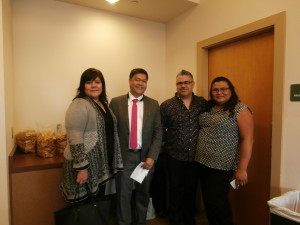 NICOA and DEC celebrating National Native HIV/ AIDS Awareness Day with event organizers at the University of New Mexico