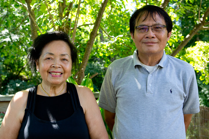 Ms. Banlang Phommasouvanh with Mr. Saphaothong Komany, co-founder and President of the United Senior Lao American Association
