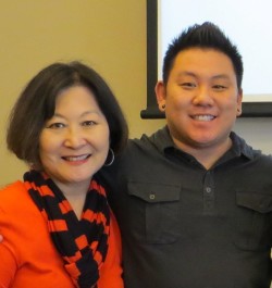 Marsha and Aiden Aizumi. Photo from Discover Nikkei October 2014.