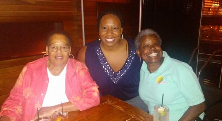 Affinity Executive Director Imani Rupert-Gordon, middle, with two Affinity Trailblazers